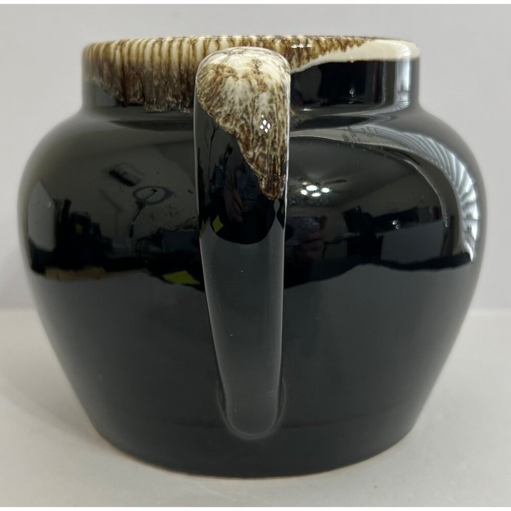 Pfaltzgraff Gourmet Brown Drip Glaze Discontinued Bean Pot NO LID USA Vintage - Picture 4 of 10